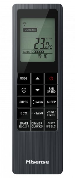 Hisense ����������� �����-������� ����� BLACK CRYSTAL SUPER DC Inverter Wi-Fi AS-13UW4RVETG01(B)